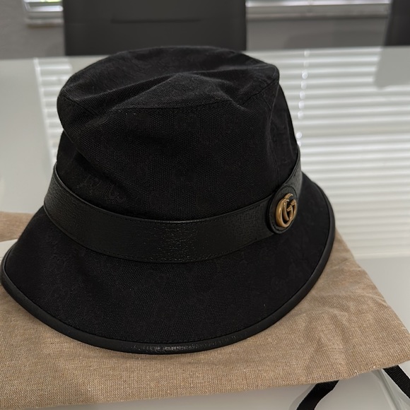 GG canvas bucket hat with Double G - Picture 8 of 10